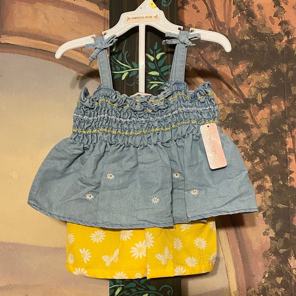 Daisy matching chambray outfit